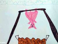 Kinderzeichnung Schwein schlachten (privat) Kinderzeichnung Schwein schlachten (privat)