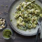 Home-made Ricotta Zitronen Gnocchi mit Pistazien-Pesto