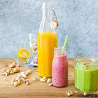 Bunte Pistazien-Smoothies