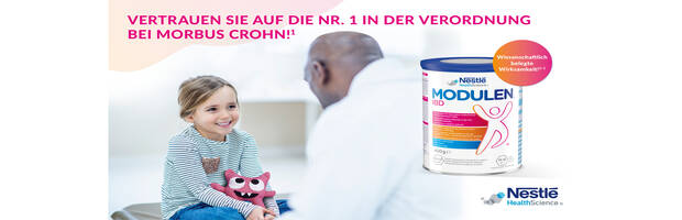 Banner Nestlé Health Science / Modulen IBD