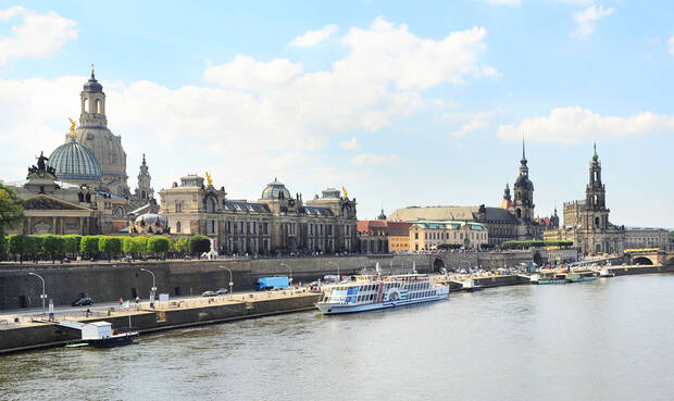 Panoramabild von Dresden