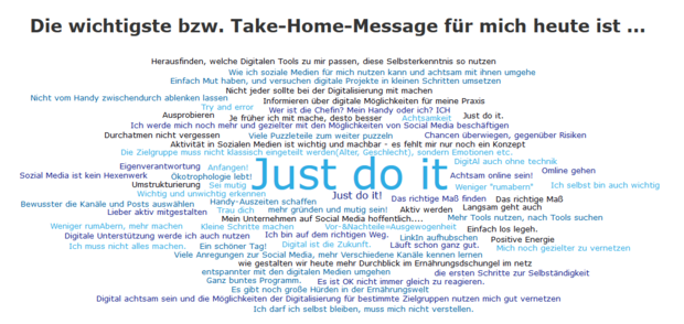 Take-Home-Messages der Teilnehmenden © mpm Fachmedien